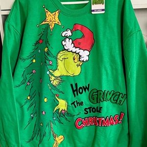 Green Grinch Christmas Sweatshirt